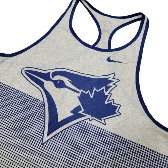 Toronto Blue Jays Nike Baseball Racerback Tank Top ***Flawed Women's Size L - Picture 3 of 12